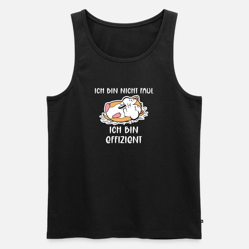 Haustiere Hamster Lieblingstier Statement Heimtier - Männer Premium Bio Tank Top - Schwarz