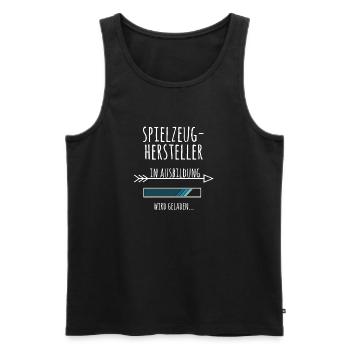 Spielzeughersteller Ausbildung Beruf Spielzeug - Männer Premium Bio Tank Top - Schwarz - Vorne - Michal (187cm)