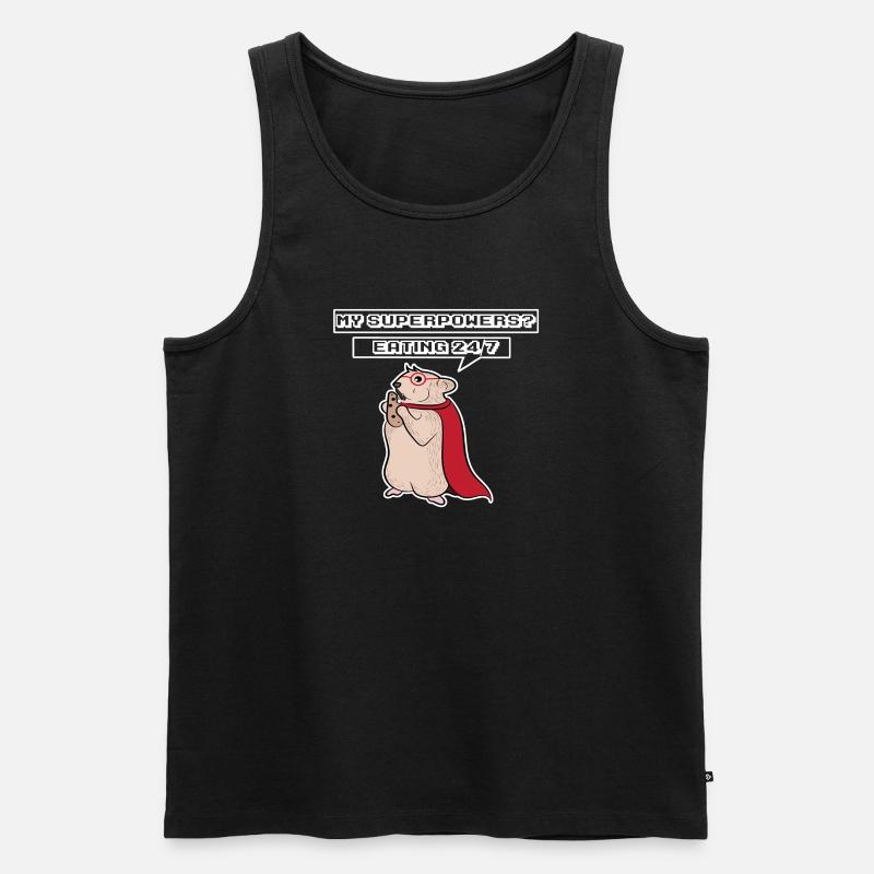 Maus Statement Haustiere Heimtier Statement - Männer Premium Bio Tank Top - Schwarz