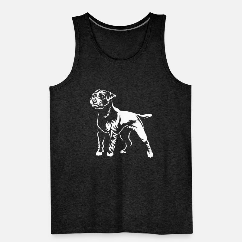 Parson Russell Terrier « BlackEdition » Débardeur bio Premium Homme
