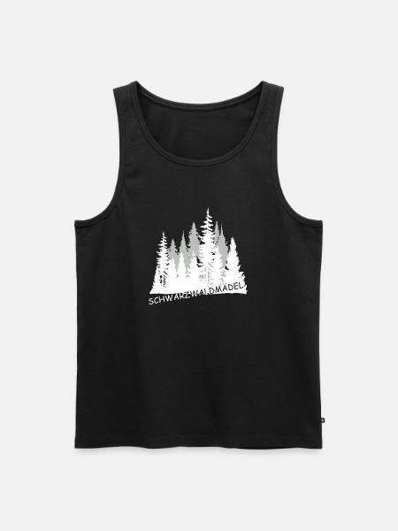 Schwarzwaldmädel - Männer Premium Bio Tank Top - Schwarz