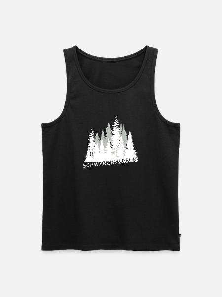Schwarzwaldbub - Männer Premium Bio Tank Top - Schwarz