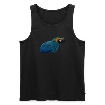 Papageien Vogel T-shirt Geschenk - Männer Premium Bio Tank Top - Schwarz - Vorne - AI Model Male 178 light (178cm)