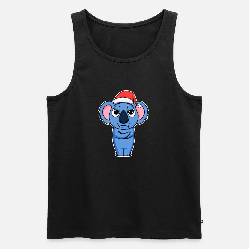Noël Koala - Débardeur bio Premium Homme - noir