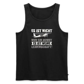 Flugzeugmodellbauer Modellflug Hobby Geschenk - Männer Premium Bio Tank Top - Schwarz - Vorne - AI Model Male 178 light (178cm)