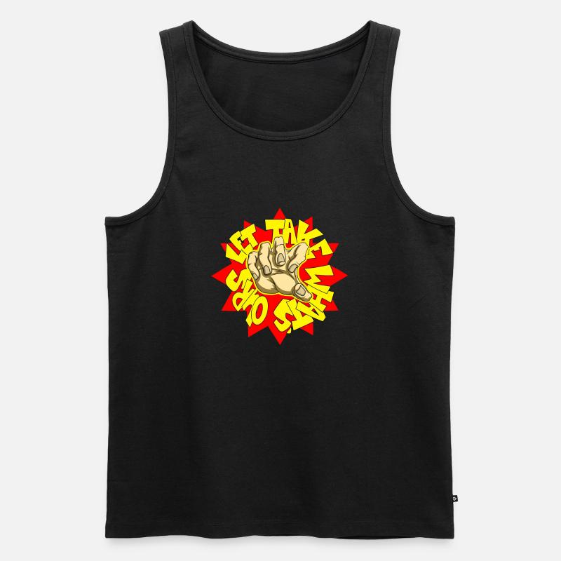 Ltwo - Männer Premium Bio Tank Top - Schwarz