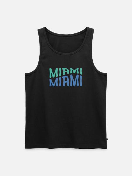 Miami - Männer Premium Bio Tank Top - Schwarz