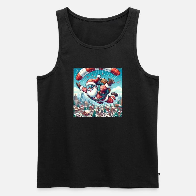 Weihnachts Design 11 - Männer Premium Bio Tank Top - Schwarz
