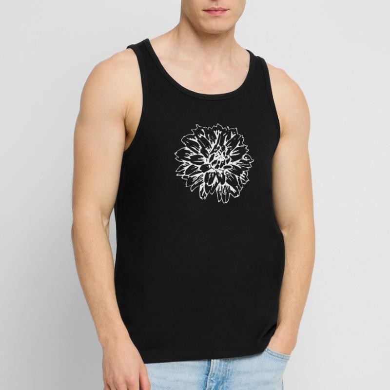 Fleur Blanche Fleurs Blanches Fleurs Blanches Fleurs Blanches Débardeur bio Premium Homme