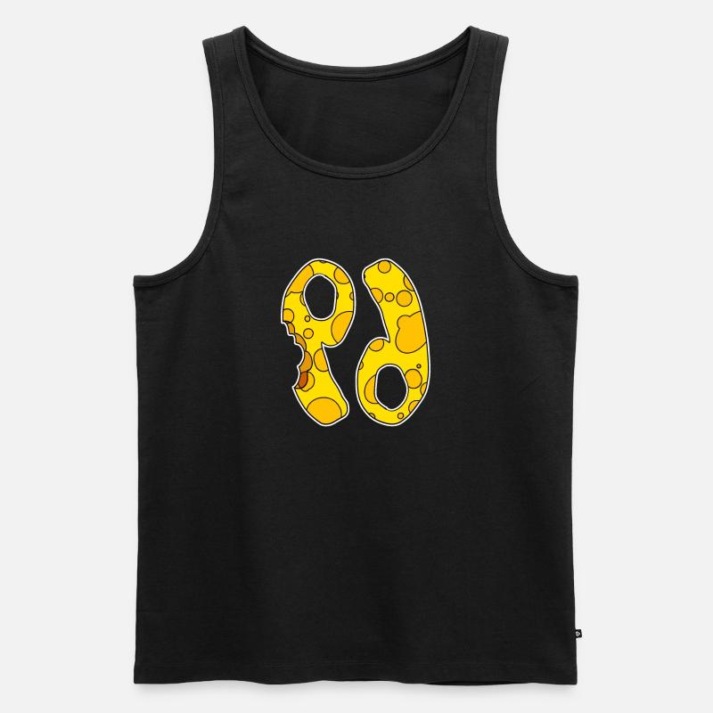 Sternzeichen Krebs Symbol - Männer Premium Bio Tank Top - Schwarz
