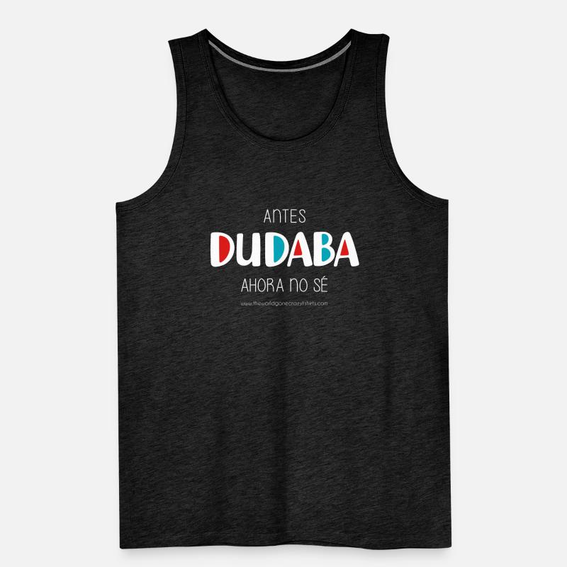 J’avais l’habitude de douter (sombre) Débardeur bio Premium Homme