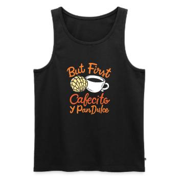Conchas Cafecito Mexikaner Spanier - Männer Premium Bio Tank Top - Schwarz - Vorne - Michal (187cm)