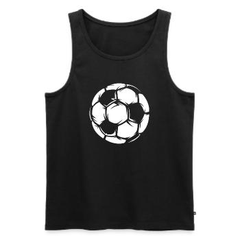 icône ballon de football logo illustration icône graphique - Débardeur bio Premium Homme - noir - Devant - Michal (187cm)