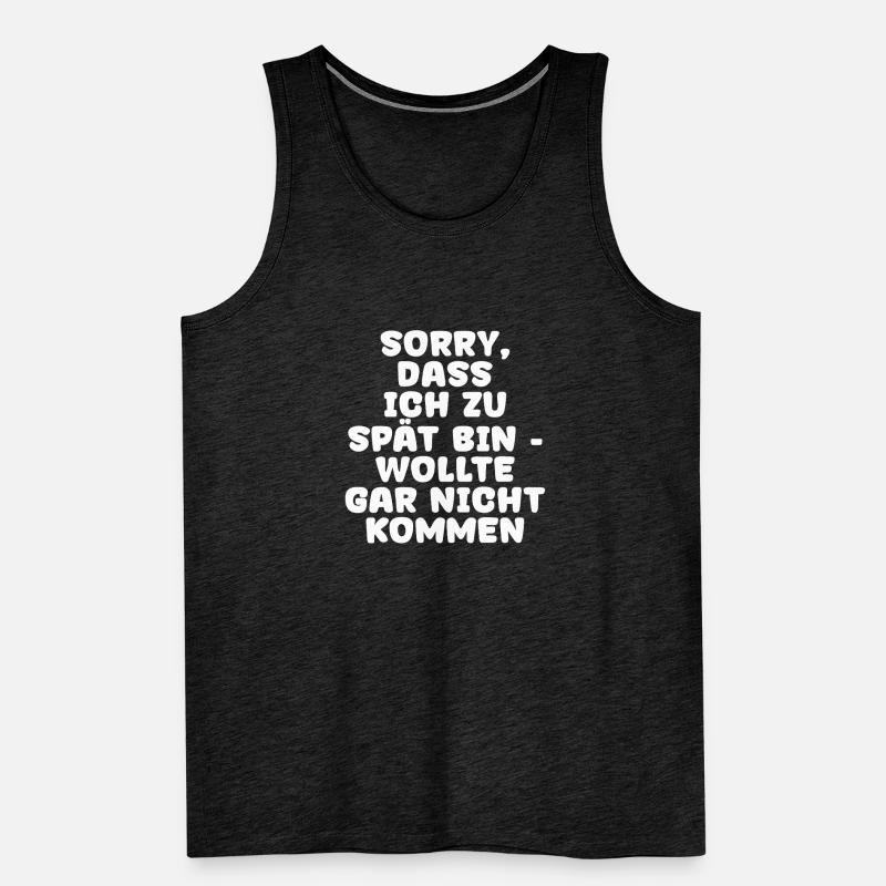 Funny Doesn't Matter Statement I Don't Care Attitude Men's Premium Organic Tank Top