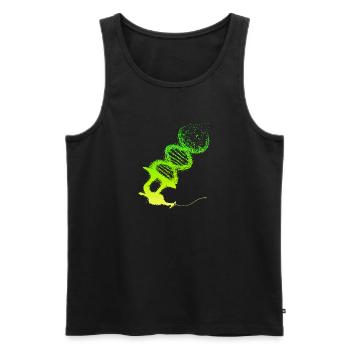 Kitesurfer, Stunt Wave, Wakeboard, Water Sports - Men's Premium Organic Tank Top - black - Front - Michal (187cm)