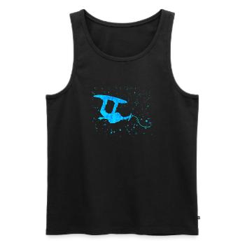Water Sports, Stunt, Kitesurfer, Surfing, Surfing - Men's Premium Organic Tank Top - black - Front - Michal (187cm)