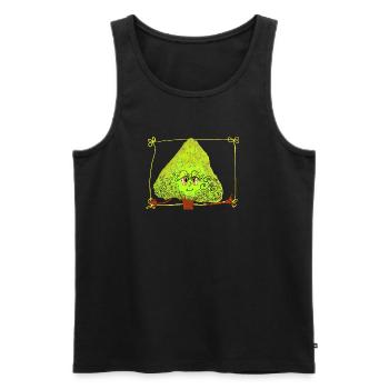 Fantastic Tree with Sprinkles - Men's Premium Organic Tank Top - black - Front - AI Model Male 178 light (178cm)