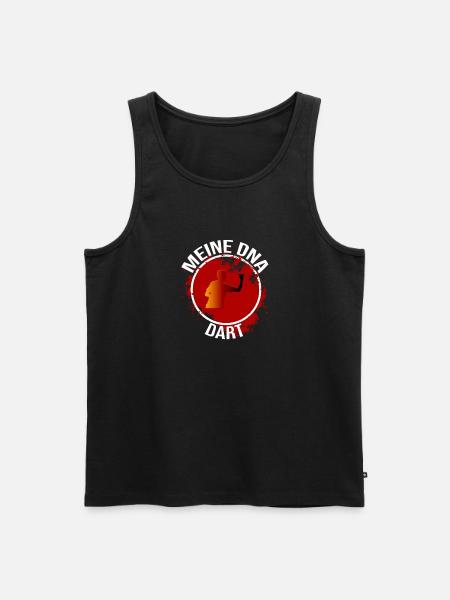 Mein DNA - Dart - Männer Premium Bio Tank Top - Schwarz