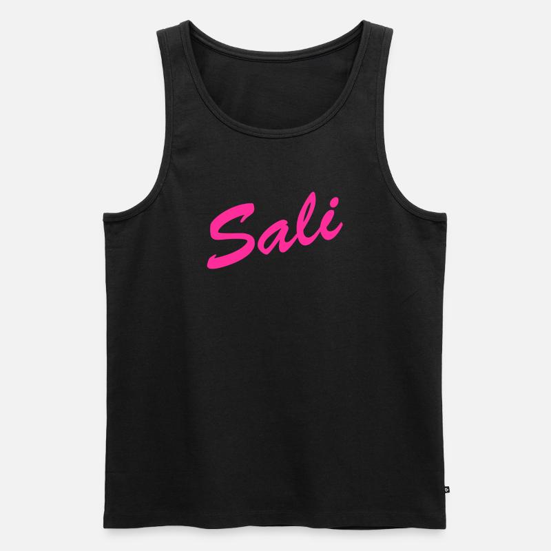 Sali zäme! - Männer Premium Bio Tank Top - Schwarz