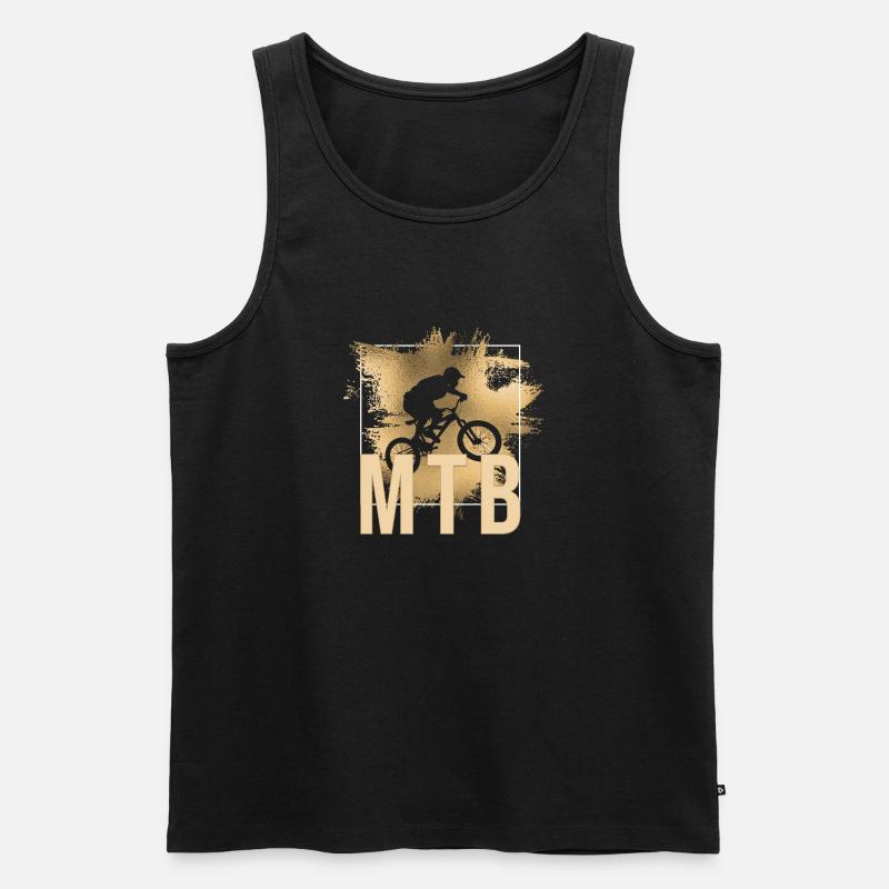 MTB - Männer Premium Bio Tank Top - Schwarz