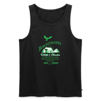 Berchtesgaden - Wildlife - Männer Premium Bio Tank Top - Schwarz - Vorne - Michal (187cm)