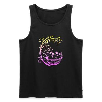 Easter Easter Basket Easter Basket - Men's Premium Organic Tank Top - black - Front - AI Model Male 178 light (178cm)