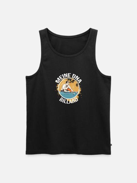 Meine DNA - Billard - Männer Premium Bio Tank Top - Schwarz
