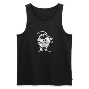 Petanca Legend Boule Balls for Bouler Petanque - Men's Premium Organic Tank Top - black - Front - Michal (187cm)