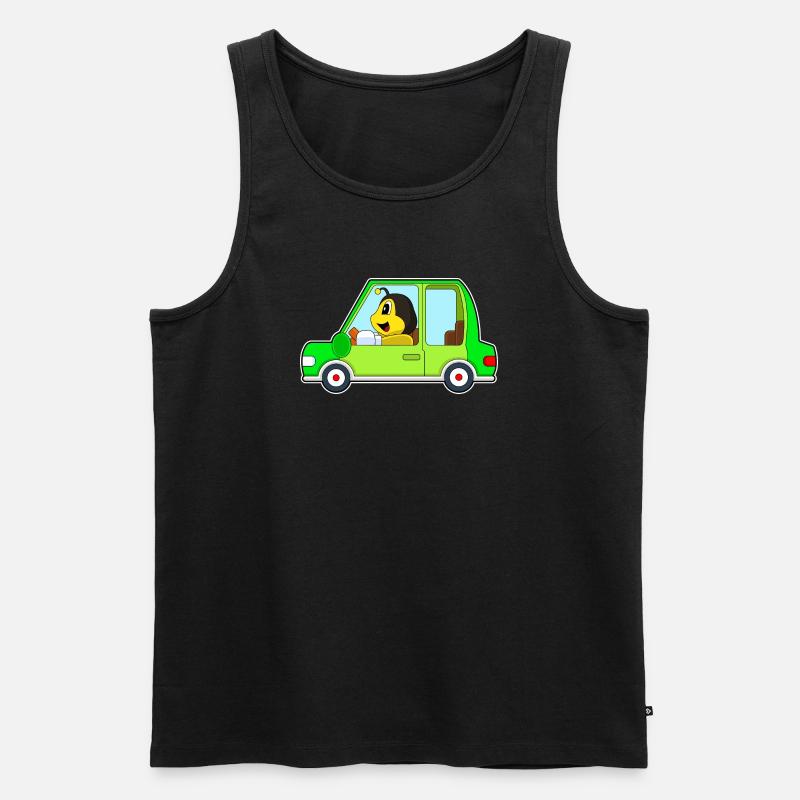 Biene Auto - Männer Premium Bio Tank Top - Schwarz