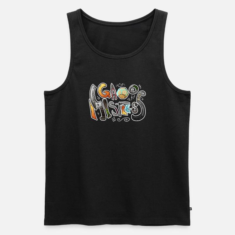 Game Mistress - Männer Premium Bio Tank Top - Schwarz
