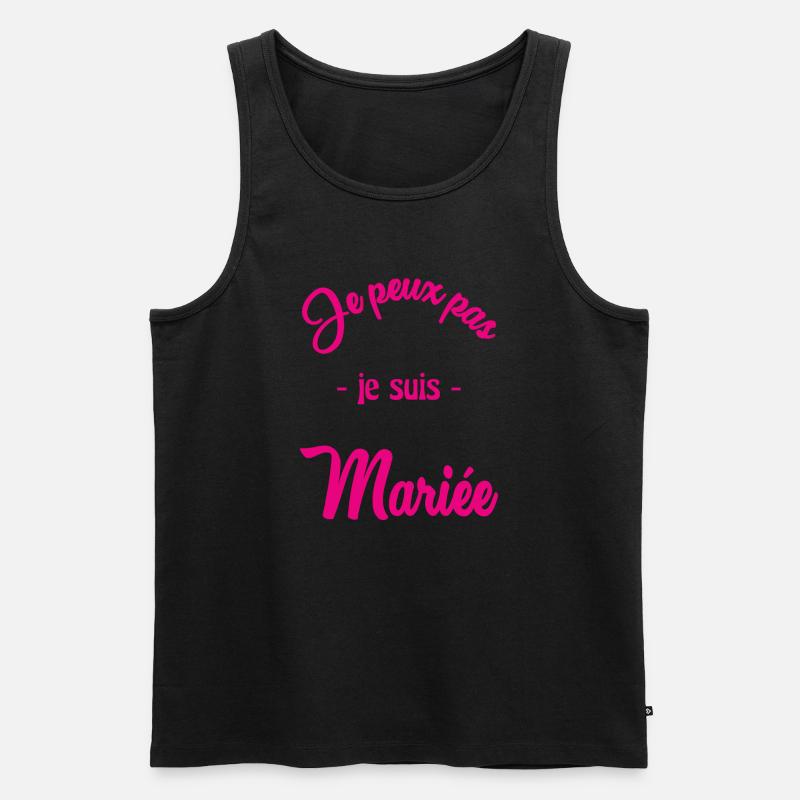 Junggesellinnenabschied. HOCHZEIT - Männer Premium Bio Tank Top - Schwarz
