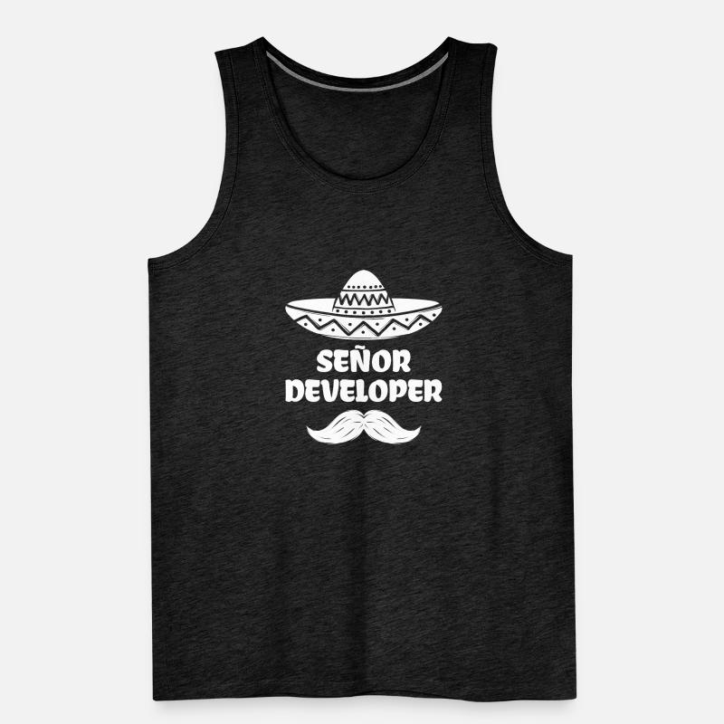 Déclaration du développeur Code Informatique Geek Scripting Débardeur bio Premium Homme
