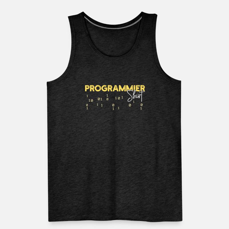 Developer Statement Coden Scripting Web Developer Men's Premium Organic Tank Top