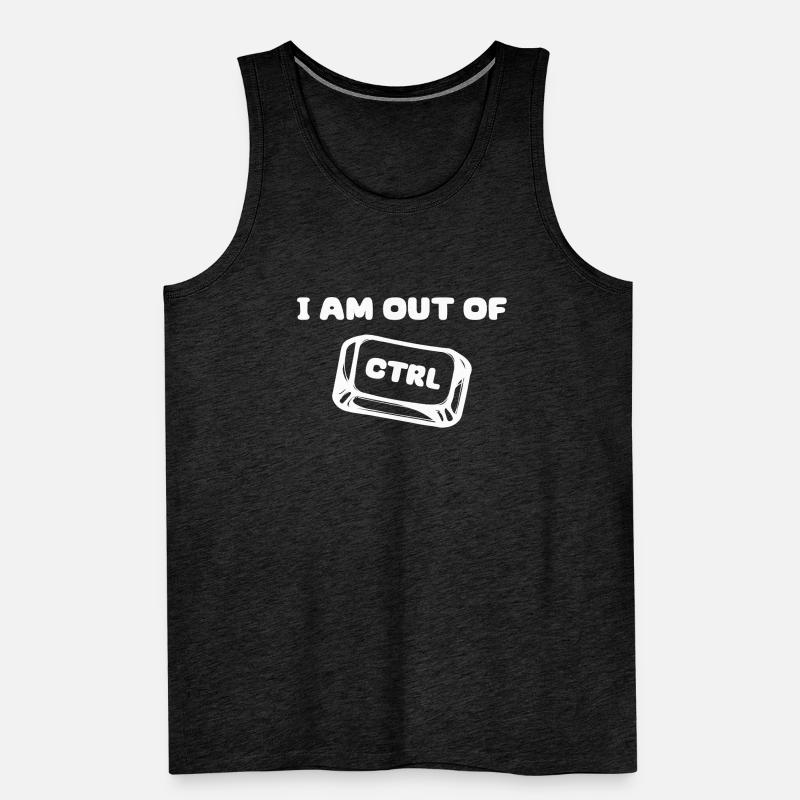 Developer Cooler Spruch Skripting Code Computer Männer Premium Bio Tank Top