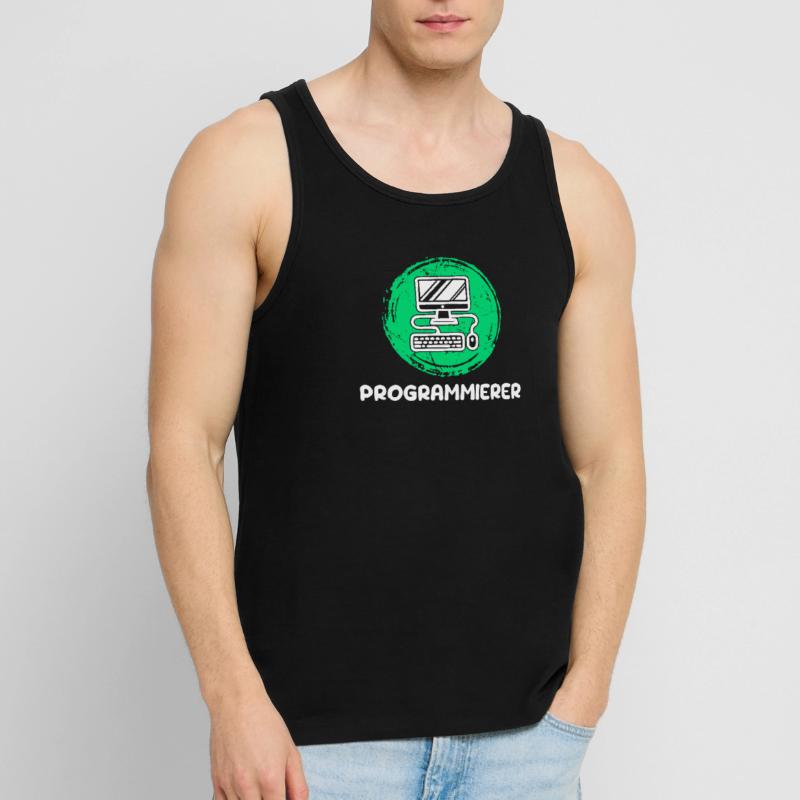Computerfreak Skripting Developer Programmierer Männer Premium Bio Tank Top