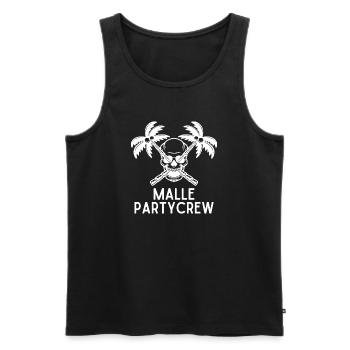 Malle Partycrew - Männer Premium Bio Tank Top - Schwarz - Vorne - Michal (187cm)