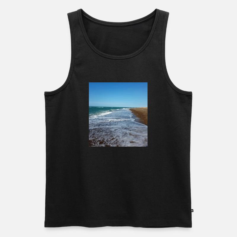 JensJensen - Männer Premium Bio Tank Top - Schwarz