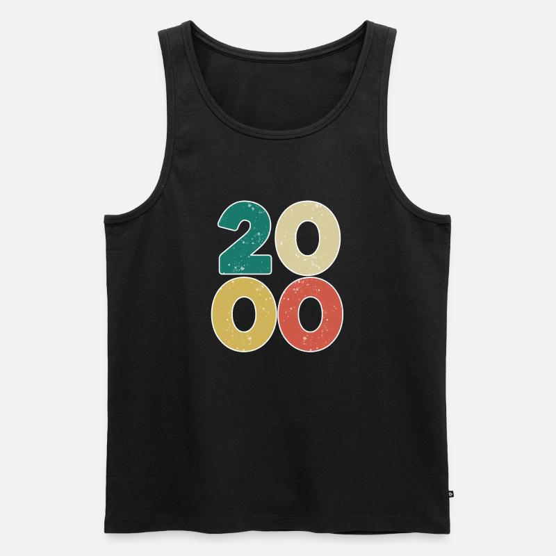 2000 - Année 2000 - Année 2000 - Débardeur bio Premium Homme - noir