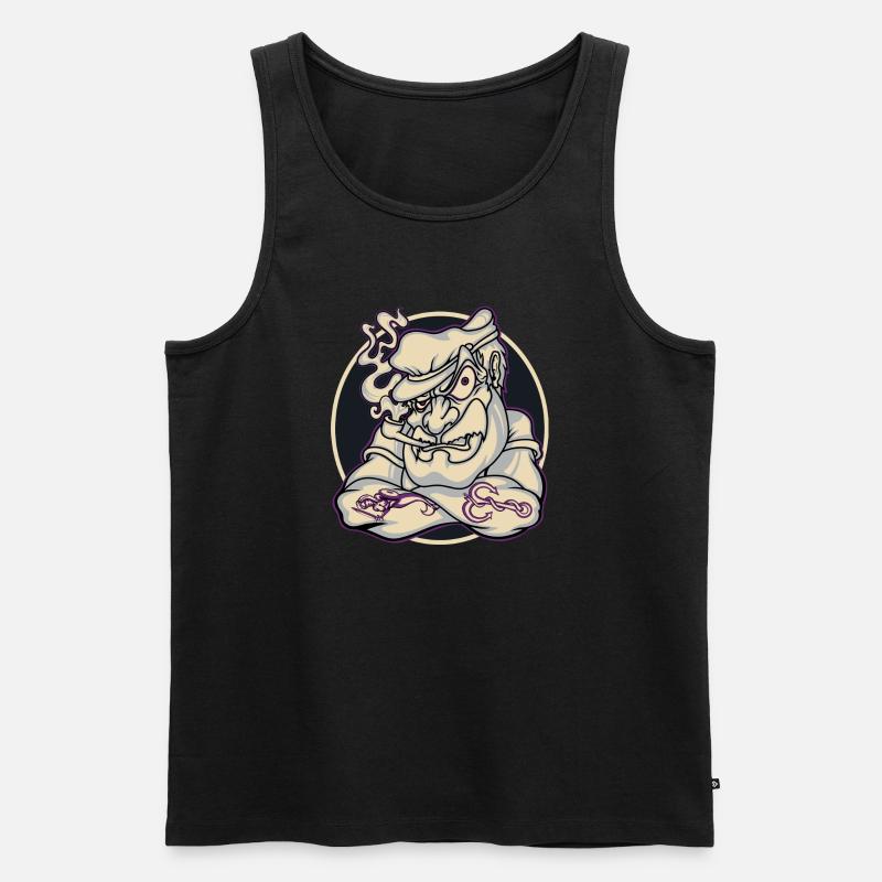 Capitan - Männer Premium Bio Tank Top - Schwarz