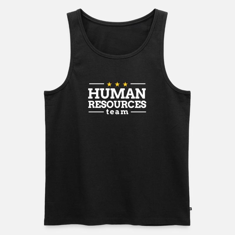Personalabteilung - Männer Premium Bio Tank Top - Schwarz