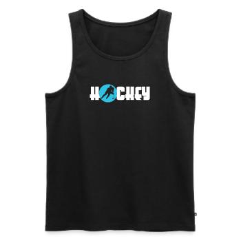 Wintersport Eishockey Schifahrer Schifahren Kalt - Männer Premium Bio Tank Top - Schwarz - Vorne - Michal (187cm)