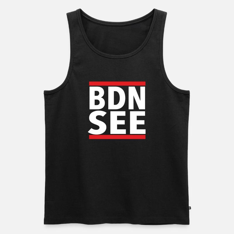 BDN SEE - Männer Premium Bio Tank Top - Schwarz