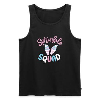 Eiscreme - Männer Premium Bio Tank Top - Schwarz - Vorne - Michal (187cm)