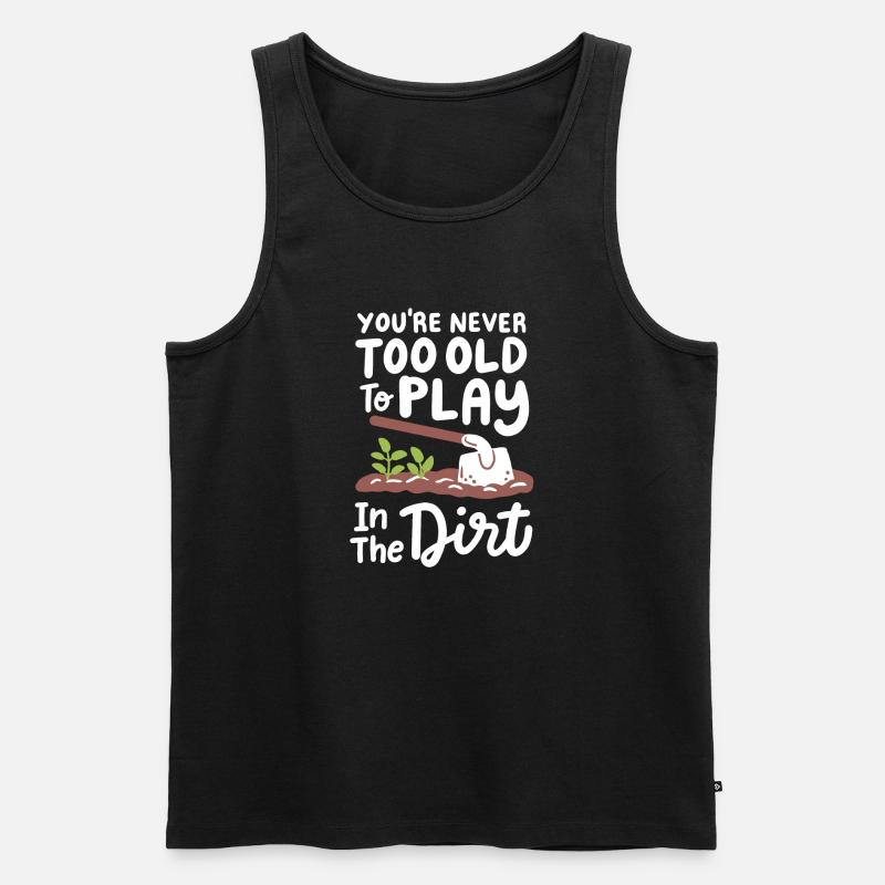 Garten Gartenarbeit - Männer Premium Bio Tank Top - Schwarz