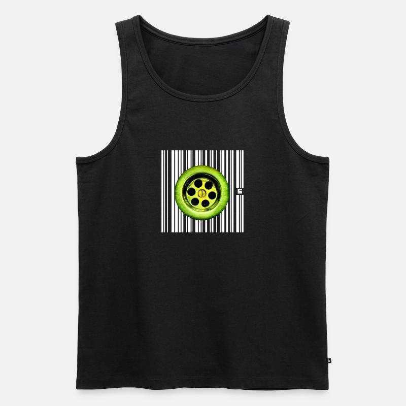 SPOT - PROFI - Männer Premium Bio Tank Top - Schwarz