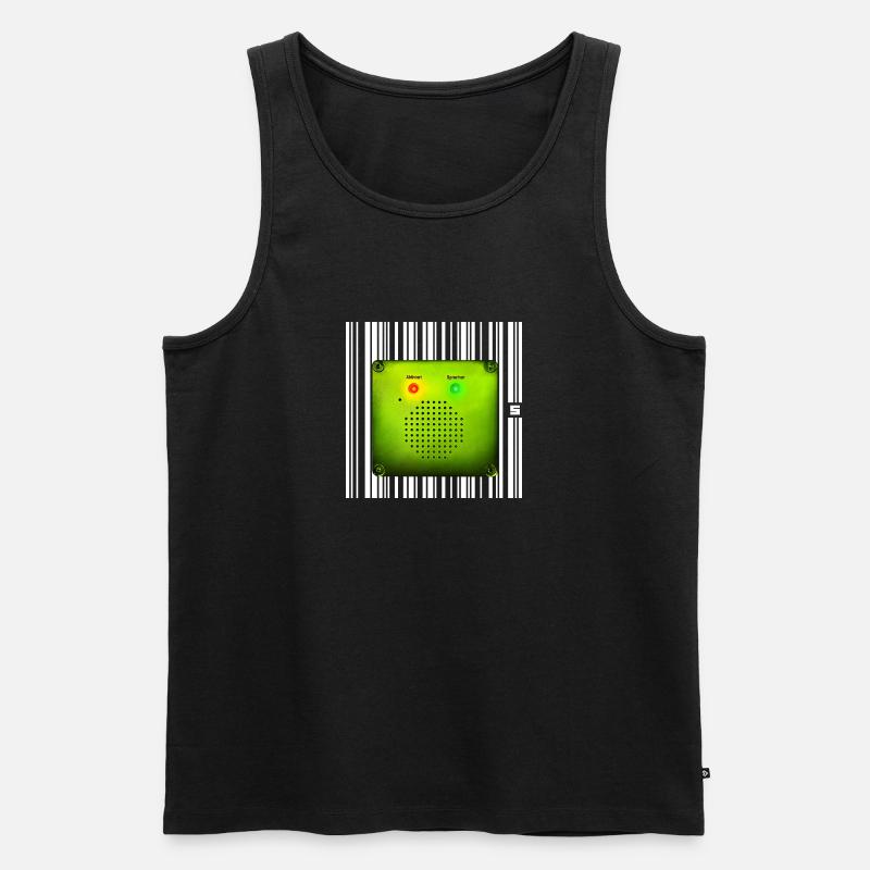 SPOT - PASSIV - Männer Premium Bio Tank Top - Schwarz