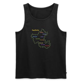 Ennepe Ruhr Kreis - Männer Premium Bio Tank Top - Schwarz - Vorne - AI Model Male 178 light (178cm)