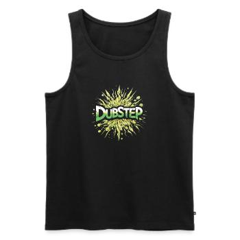 Dubstep Explosion - Men's Premium Organic Tank Top - black - Front - AI Model Male 178 light (178cm)