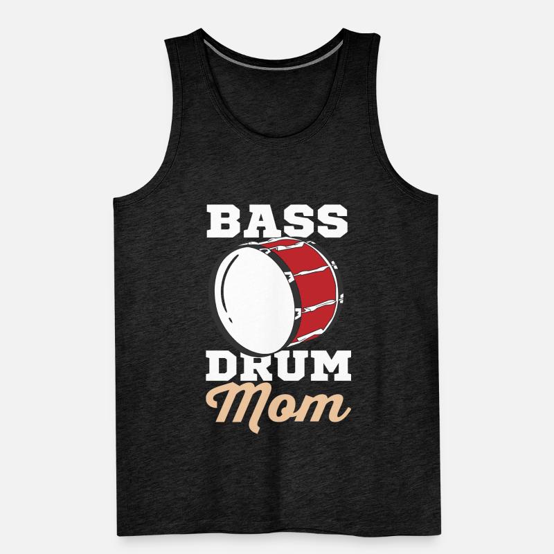 Große Trommel Mutter Männer Premium Bio Tank Top