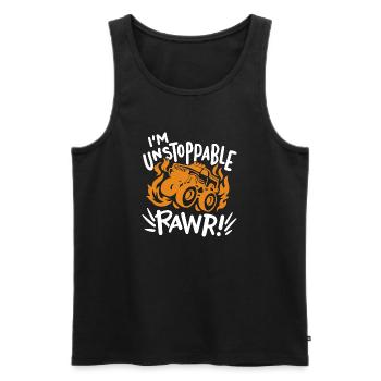 Monster Truck - Männer Premium Bio Tank Top - Schwarz - Vorne - Michal (187cm)